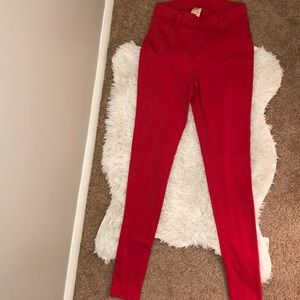 Faded Glory Red jeggings